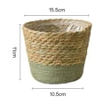 thumbnail image 2 of Pots for Plants Flower Pot Lid Storage Basket, Plant Weaving Basket, Rice Straw Pot, 2 of 2