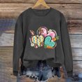 thumbnail image 4 of EGNMCR Easter T-Shirt Imprimé T-Shirts Graphiques pour Femmes Chemises pour Femmes T-Shirt à Col Rond pour Femmes Easter Imprimé Haut à Manches Longues Chandails T-Shirts pour Femmes, 4 of 5