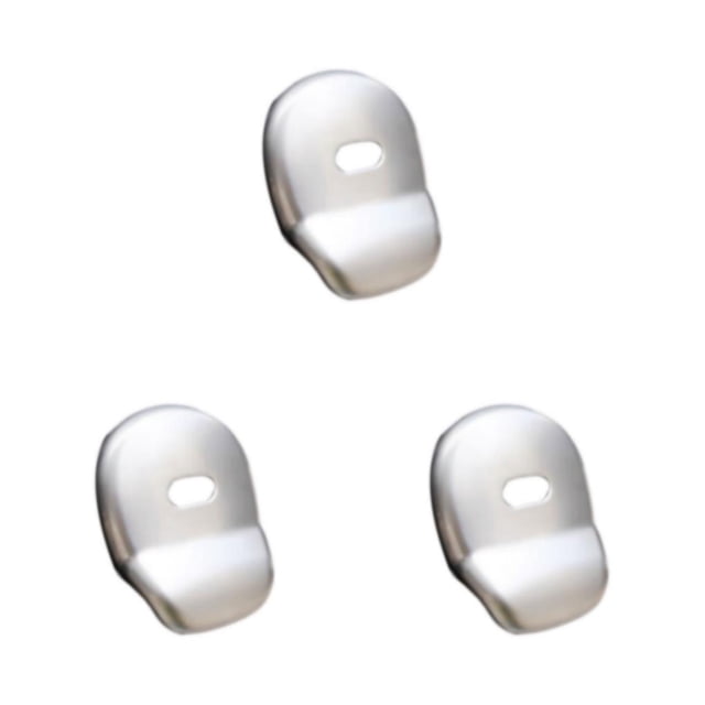 Youkk Stylish And Easy Installation Rear Door Handle Trim Exterior Durable And Long-Lasting ABS Materials Silver 3Set