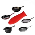thumbnail image 4 of WIFKLSIIPG Ensemble de Supports de Poignées Chaudes en Silicone Résistant à la Chaleur pour Cuisine, Couvercle de Poignée de Poêle, Prise (Rouge), 4 of 4