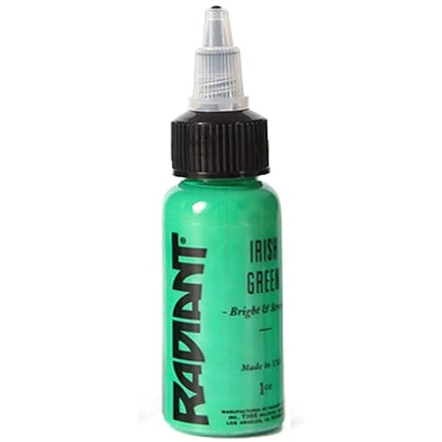 Radiant Colors Tattoo Ink - IRISH GREEN 1oz