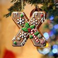 thumbnail image 4 of Rwnbm 26 Letters Christmas Tree Decoration Pendant Christmas Tree Ornaments Personalized DIY Christmas Ornaments Christmas Decoration Xmas Tree Hanging Decor Feature, 4 of 4