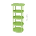 thumbnail image 4 of Sentmoon Grande Étagère d'Angle Étagères d'Angle Style Crème Table d'Appoint de Canapé Salon Petite Table Basse Table de Rangement Mobile du Sol au Plafond Étagère Nuage à Quatre Feuilles, 4 of 7