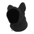 thumbnail image 1 of MERIGLARE Dog Winter Ear Muffs Hat Adjustable Headwear Soft Dog Snood for Dogs Pets Outdro Black XL, 1 of 9