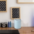thumbnail image 3 of Compact Cylinder Flip Lid Mini Desktop Can Small Waste Container for Kitchen Desk Countertop, 3 of 6