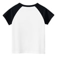 thumbnail image 4 of MKOSPLRT Chandails USA Tout-Petits Chandails Drapeau Américain Manches Courtes T-Shirts Raglan à Blocs de Couleur Col Rond T-Shirts Jour de l'Indépendance Chandails de Rentrée, 4 of 7