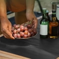 thumbnail image 4 of Waterproof Oil-Resistant PU Leather Camping Table Mat Rollable Picnic Dining Cloth Easy Clean Portable for Outdoor Cooking Dining Foldable, 4 of 8