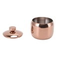 thumbnail image 4 of Stainless Steel Gold Seasoning Condiment Pot Spice Salt Sugar Pepper Container Jar Storage Organizer with Lid for Home Kitchen Restaurant Canteens, 4 of 7
