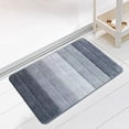 thumbnail image 4 of Bath Mats for Bathroom 24X16In Microfiber Bath Mat Non-Slip Super Absorbent Machine Washable Super Soft Thick Floor Floor Rug Bath Rugs for Bathroom, 4 of 8
