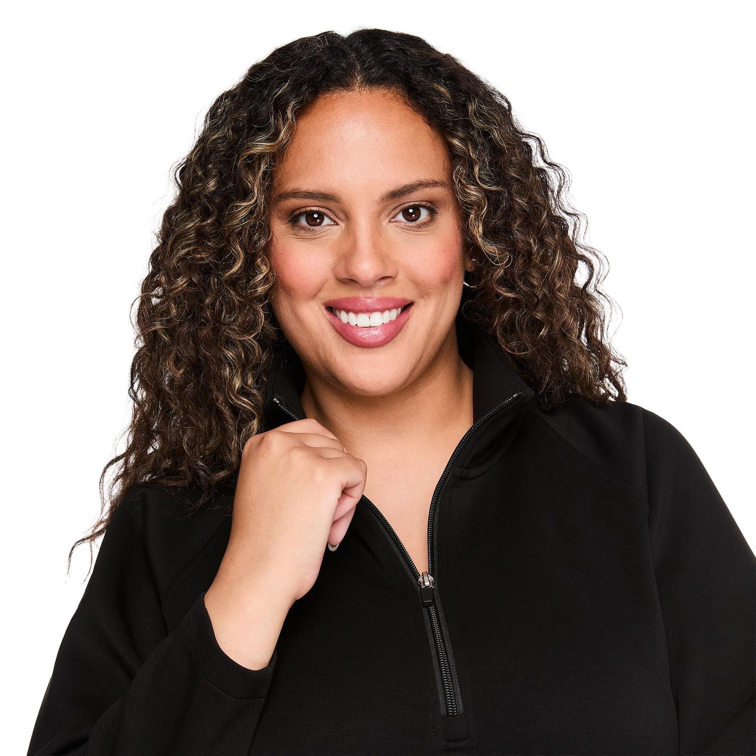 Lane Bryant Women's Plus Half Zip Pullover