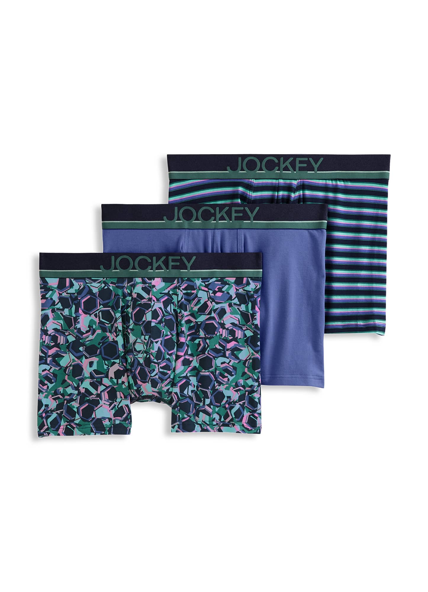 Jockey True Style 4" Trunk - 3 Pack