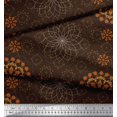 thumbnail image 3 of Soimoi Poly Georgette Fabric Mandala Decorative Print Sewing Fabric Yard 42 Inch Wide, 3 of 3