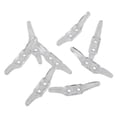 thumbnail image 3 of LEFU Crochet de Sécurité pour Cordon de Rideau pour Stores et Toiles, Dispositif de Positionnement à Cordon de Serrage pour Protection des Enfants et des Animaux, Support de Store Enrouleur Mural en Plastique Transparent (Lot de 8), 3 of 7