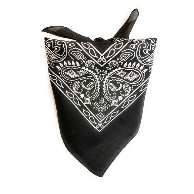 Lot de 8 Foulards et Châles en Polyester Doux Balec (Cachemire Noir)