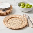 thumbnail image 3 of FRAÎCHE Spring Round Rattan Placemats, 4 pack, 3 of 4