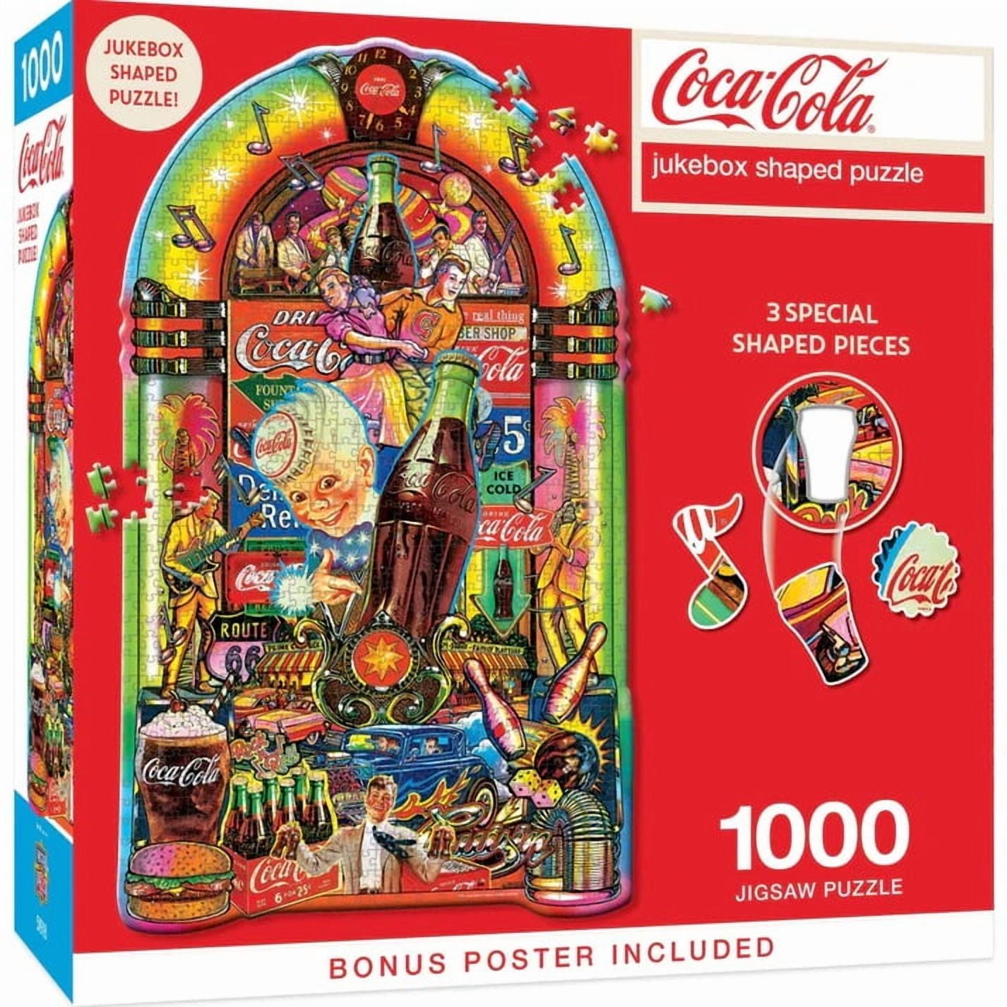 Masterpieces Puzzle Company Coca-Cola Jukebox casse-tête de 1000 pièces en forme