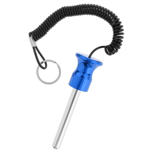 Dalazy Magnetic Weight Stack Pin with Pull Rope Replacement Parts Blue 10x80mm 1Set