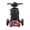 Matte Sky Blue, variant on Large Seat 40km Range Mobility Scooter Safe Ride on 4 Wheels with Armrests, Recharge within 5 hours Foldable Portable Complies with Airline Regulations