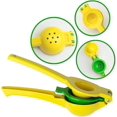 thumbnail image 3 of 2 In 1 Premium Metal Lemon Lime Squeezer - Manual Citrus Juicer - Heavy Duty And Dishwasher Safe, 3 of 4