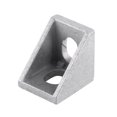 thumbnail image 2 of Support d'Angle en L 20x20mm Support d'Angle Solide en Alliage d'Aluminium pour Meubles, 2 of 8