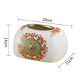 thumbnail image 4 of ziyahi Elegant Tissue Box Cover Organizer for Office Desk and Table Countertop Peacock, 4 of 9