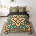 thumbnail image 2 of YST Persian 7-Piece Full Comforter Set, Boho Aesthetic with Vintage Floral and Hippie Patterns, 2 of 4