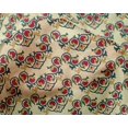 thumbnail image 4 of oneOone Silk Tabby Fabric Floral Block Decor Fabric Printed BTY 42 Inch Wide, 4 of 4