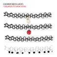 thumbnail image 4 of BodyJ4You Ensemble de 12 Pcs Collier Ras-du-Cou Breloques Colorées Extensible Élastique Bijoux Femmes Fille Enfants Coffret Cadeau, 4 of 8