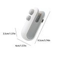 thumbnail image 3 of Oleegame 2PC Mini Bag Sealer Rechargeable Handheld Heat Vacuum Sealer 2 In 1 Sealer And Cutter Portable Handheld Food Resealer Sealing Machine For Chip Bags & Food Storage Freshness Blue, 3 of 9