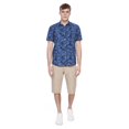 thumbnail image 2 of Dark Black Men's Short-Sleeve Button-Down Shirt, 2 of 6
