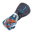 thumbnail image 1 of VONKY Golf Wood Headcover Wear Resistant Waterproof Protective Scratchproof white FW Sleeve black DR, 1 of 6