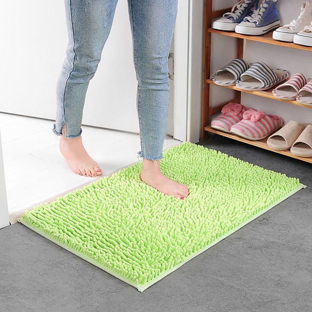 Tapis de Porte pour Chien en Microfibre Absorbante Antidérapant Lavable Tapis pour Animal Tapis d'Entrée Lavable à la Machine Tapis Intérieur Extérieur