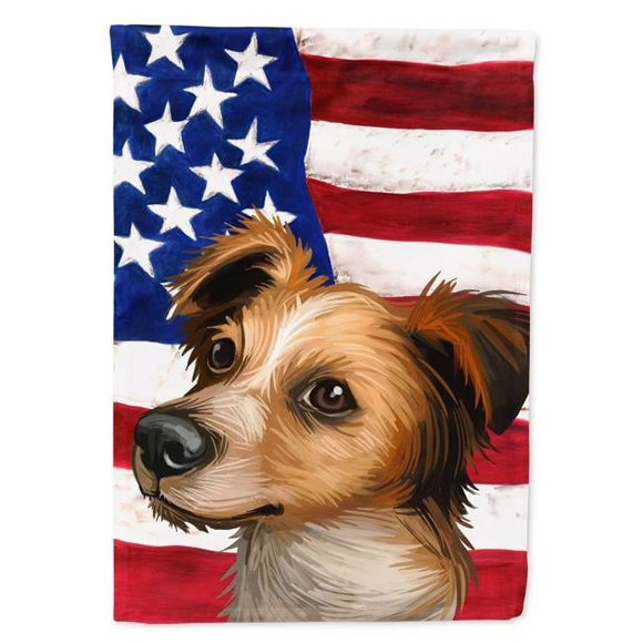 Carolines Treasures CK6597CHF Kromfohrlander American Canvas House Flag - 28 x 0.01 x 40 in.