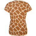 thumbnail image 2 of Halloween Giraffe Costume All Over Womens T Shirt, 2 of 2