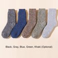 thumbnail image 2 of Men's Winter Wool Socks Soft Warm Thick Wool Socks for Cold Weather Crew Socks One, 2 of 7