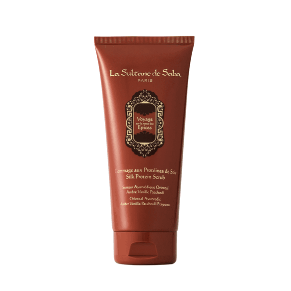 Silk Gommage Protéiné - Traitement Ayurvédique - Ambre Vanille Patchouli Voyage sur la Route des Épices