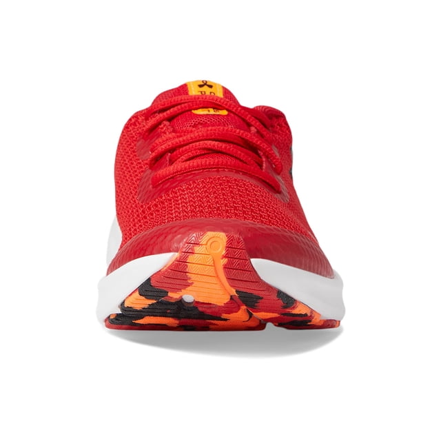 Under Armour Chaussure de Course Charged Pursuit 3 pour Garçon, (602) Rouge/orange Éclat/noir, 3.5 Grand Enfant