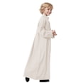 thumbnail image 4 of Kcodviy Thobe Arabe Thobe Musulman Barboteuse Combinaisons Manches Longues Caftan Col Ras du Cou Tenue d'Été pour Bébé Garçon Robe Nationale Garçons Adolescents Robe Brodée à Manches Longues Ensemble Vêtements pour Enfants Arabes Robe, 4 of 6