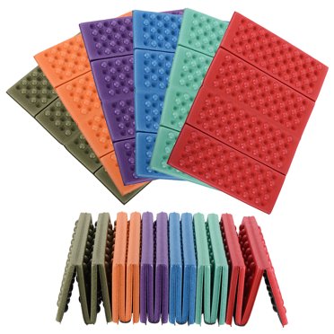 Unique Bargains Camping Cushion Seat Foldable Sitting Pad 15'x11' Small Waterproof XPE Foam Outdoor Sitting Mats 12 Pack