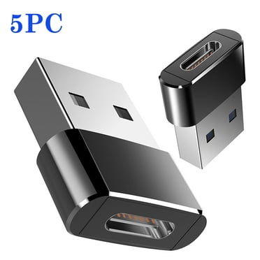 zanvin 5PC USB Type-C Female To USB 3.0 Male Adapter USB C To USB A Connector