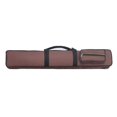 thumbnail image 4 of DYNWAVECA Billiards Pool Cue Case Pouch Anti Scratch Soft Gift with Adjustable Shoulder Strap Double Cues Capacity 1/2 Jointed Cue Case Coffee, 4 of 10