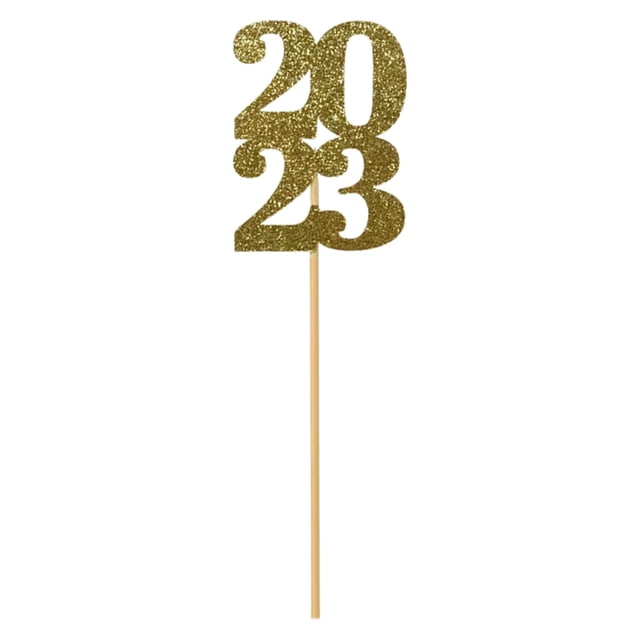 WHEANG 2023 Graduation Decorations Graduation Centerpiece Sticks Class Of 2023 Graduation Party Decoration 2023 Picks Graduation Decor 2023