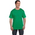 thumbnail image 2 of Hanes Beefy-T Men`s Pocket T-Shirt, L, Kelly Green, 2 of 7