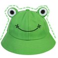 thumbnail image 3 of Cartoon Frog Bucket Sun Hat, Unisex Bucket Hat Outdoor Foldable Summer Hat, 3 of 4