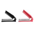 thumbnail image 1 of lionlar 2pcs Foldable Hair Comb Portable Compact Folding Comb Womens Home Hairbrush Black Red, 1 of 9