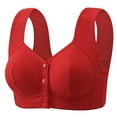 thumbnail image 1 of Women Full Coverage Bra Bra Women Breathable No Underwire Bras Plus Size Front Closure Bralettes Comfort Full Coverage Hide Back Bras, 1 of 5
