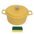 thumbnail image 2 of Enameled Dutch Oven, Round Dutch Oven Pot With Lid 9.4in Dia, Dual Handles, Non Stick Enamel Coating Heavy Duty Cookware For Braising, Stews, Roasting, Bread Baking, Heat Retention, 2 of 8