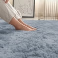 thumbnail image 4 of Usmixi Plush Area Rugs for Bedroom Turquoise Green, 63x23 Inches Rug, Shag Rugs for Living Room, Furry Carpet for Kids Girl Room, Plush Indoor Throw Rug For, 4 of 5