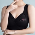 thumbnail image 3 of fheaev Seamless Mesh Lace Bras for Women No Underwire Wireless Bras with Support And Lift Full Coverage Deep V Bralettes Everyday Bra, 3 of 8