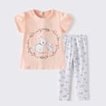 thumbnail image 2 of Gubotare Toddler Clothes Baby Girl Outfits Ruffled Camisole and Elastic Pants Set 2T (White,2 Years), 2 of 9